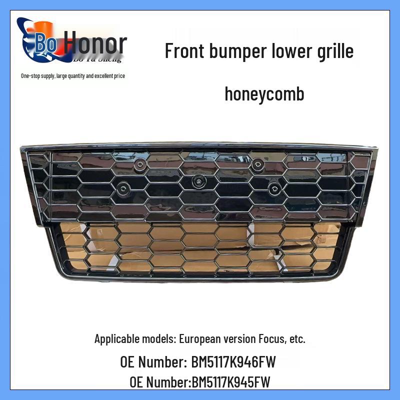 

BM5117K946FW Honeycomb Triangle Plate Lower Grille for Ford FOCUS MK3 European Version Triangle Plate Left