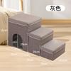 Portable Pet Steps Dog Stairs Climbing Ladder Steps 3-Tier Foldable Thickened Anti-slip Storable Dog Climbing Stairs for Bed