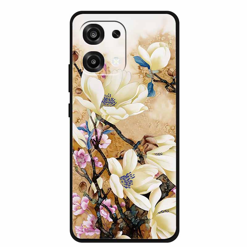 For OPPO A6 Pro 4G 5G 3D Flower Case F31 Soft TPU Bumper Protector Relief Emboss Silicone Phone Cover for F 31 A 6 Fundas Coque