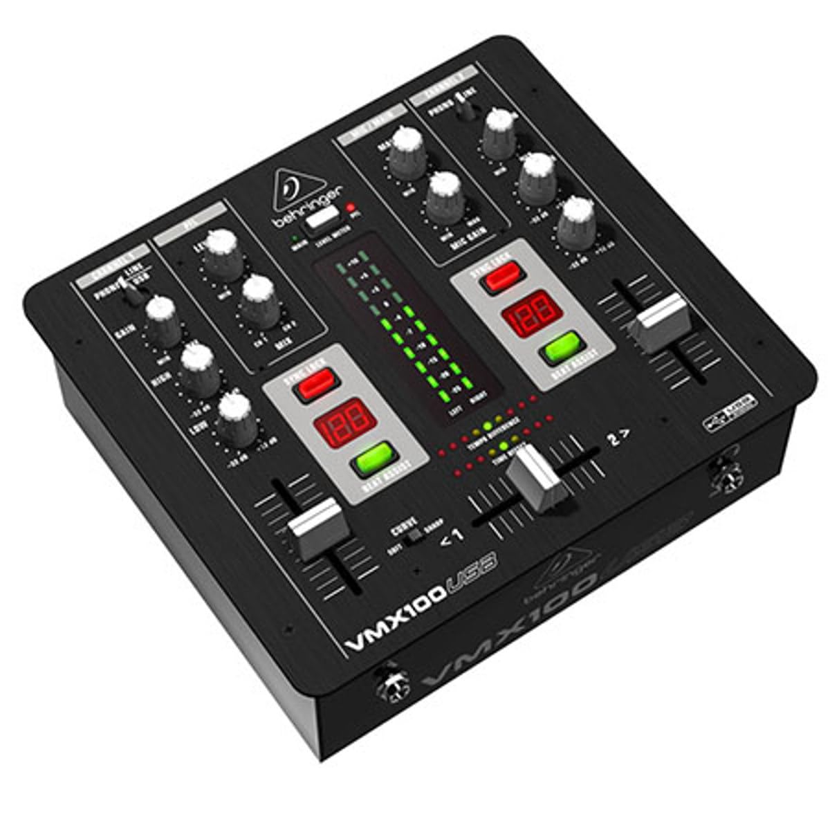 

Behringer DJ Mixer 2ch Interface VMX100USB USB/Audio чорний