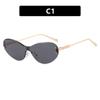 New Stylish Sunglasses for Women Men Ins Style Small Frame UV400 Sun Glasses Goggles Unisex Fashionable Shades Eyewear