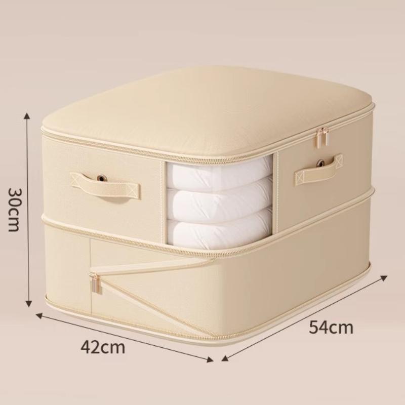 

Большой Вместимости Негабаритный Портативный Компрессионный Мешок для Хранения, Подходит для Одежды, Одеял, Подушек, Пуховых Одеял, Органайзер для Экономии Места 54*42*30cm бежевый