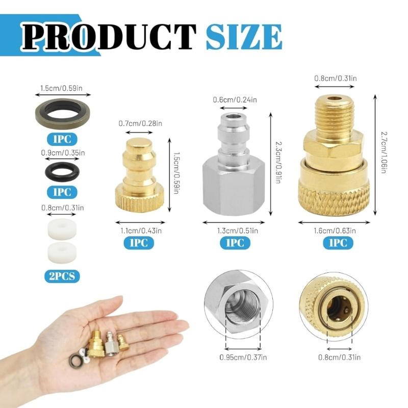 1/8inch BSP Quick Release Coupler Fittings Airline Connectors Couplings Air  Female Socket Coupler Fittings
