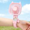 Mini Cooling Fan with Flexible Long Handle 3 Speed USB Rechargeable Devil Horn Handheld Desk Fan Portable Travel Outdoor Personal Fan