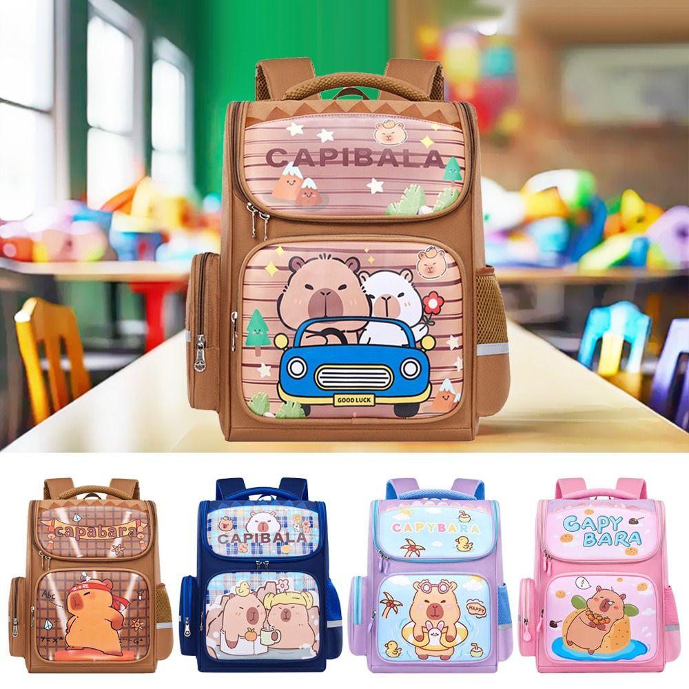 

Водонепроникний рюкзак Capybara Bookbags Мультфільм Шкільний портфель Подарунок до школи 05-S