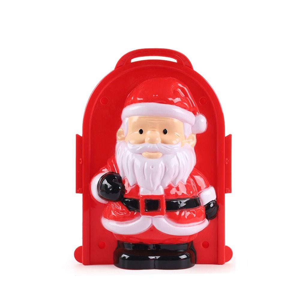 Clip per creare palle di neve per albero di Natale in plastica, palline di sabbia per neve, stampi per l'inverno all'aperto