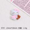 22/110PCS Cute animal cartoon cream gel accessories handmade DIY homemade hair clip accessories resin accessories materials