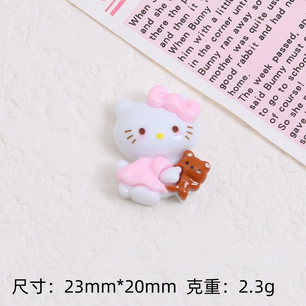 22/110PCS Cute animal cartoon cream gel accessories handmade DIY homemade hair clip accessories resin accessories materials