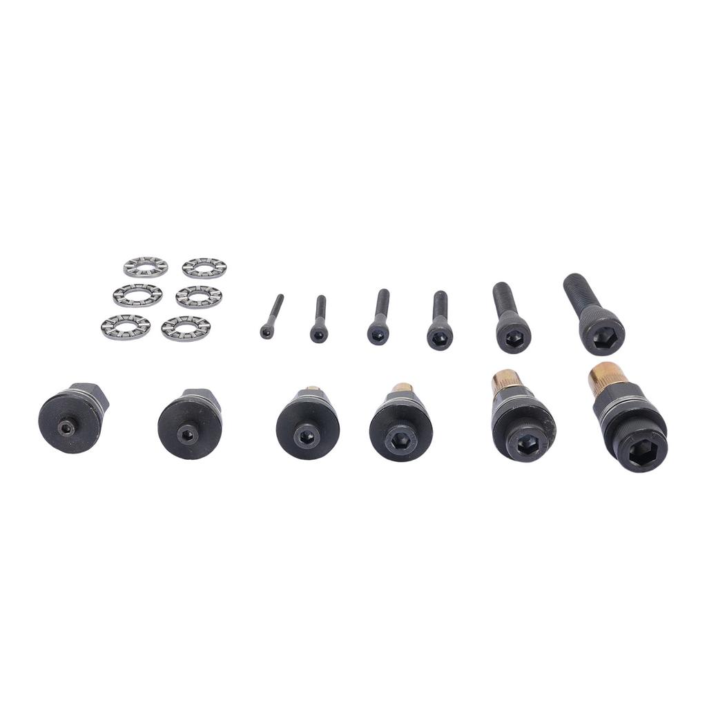 6 Stück Handnietkopfmutter Kohlenstoffstahl M10 M8 M6 M5 M4 M3 Handnietwerkzeugspitzen-Set Manuelle Nietspitze für enge Stellen