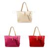 Modern New Womens Faux Leather Fashion Tote With Durable Build And Eyecatching Style