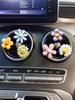 6 Pcs Daisy Car Air Vent Clips, Cute Flower Decor for Auto AC Vents, Spring Summer Style, Decor Only, Unscented