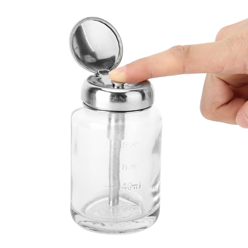 Professional Nail Art Remover Dispenser Gel Polish Remover Empty Container Manicure Accessory80ml
