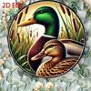 Vintage Duck Tin Sign Rustproof Metal Wall Art Indoor Outdoor Garden Decor