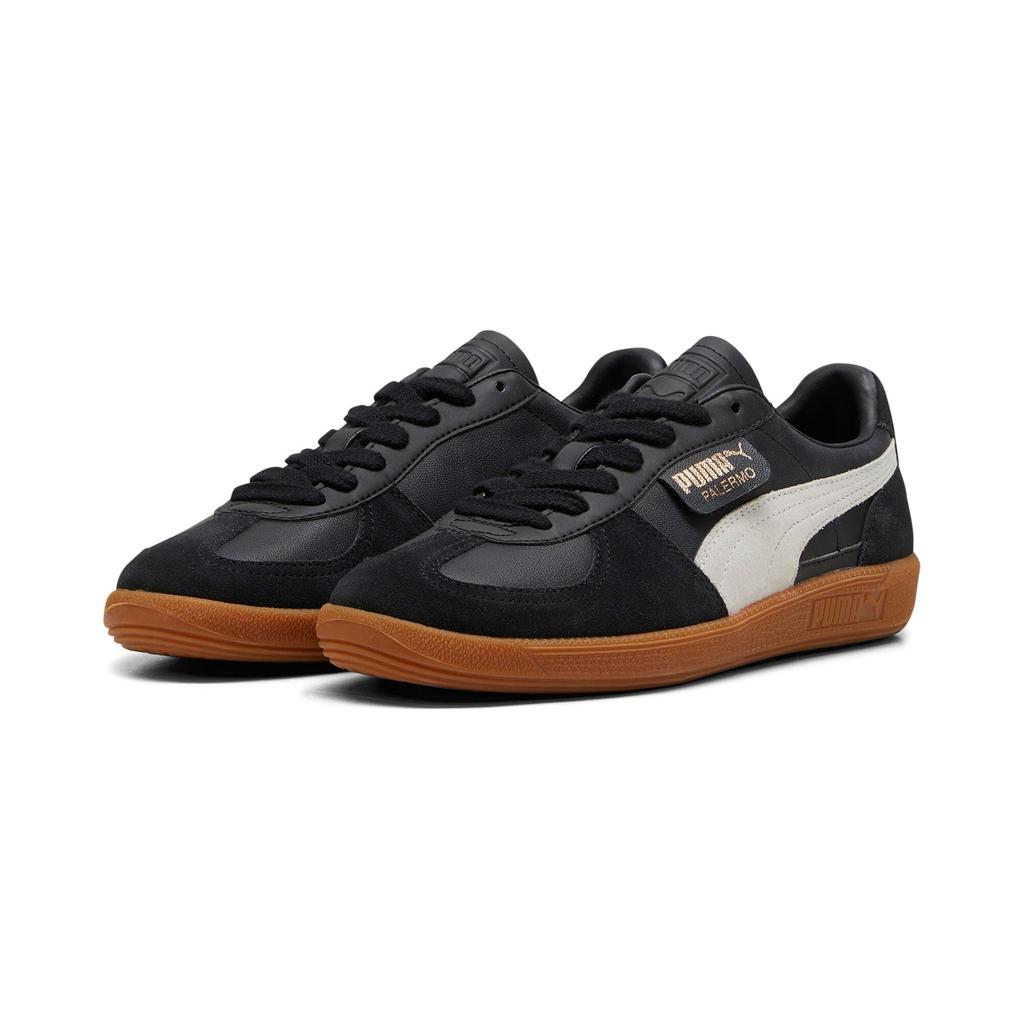 Puma Palermo LTH Sneakers 2025 Size Cm (396464), Unisex, Spring/Summer Colors, Black/Feather Gray/Gum (03), 27.0