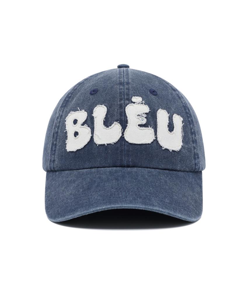 Beullumiel Vintage Washed Logo Ball Cap (Navy)