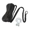 1 5in X 49.2ft ATV Winch Rope with 1 4in Hooks Rubber Stopper 7000 Lbs Breaking Strength for ATV SUV UTV Motorcycle