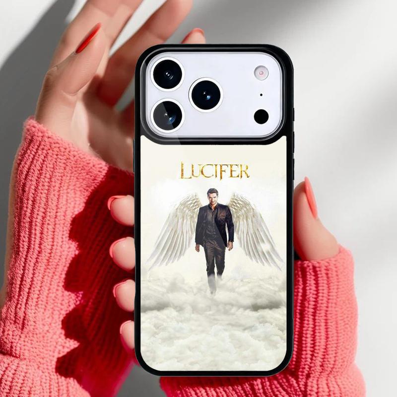 American TV Series Lucifer soft Phone Case for iPhone 17 16 15 14 13 Pro Max Back Cover for 12 11 Pro Coque