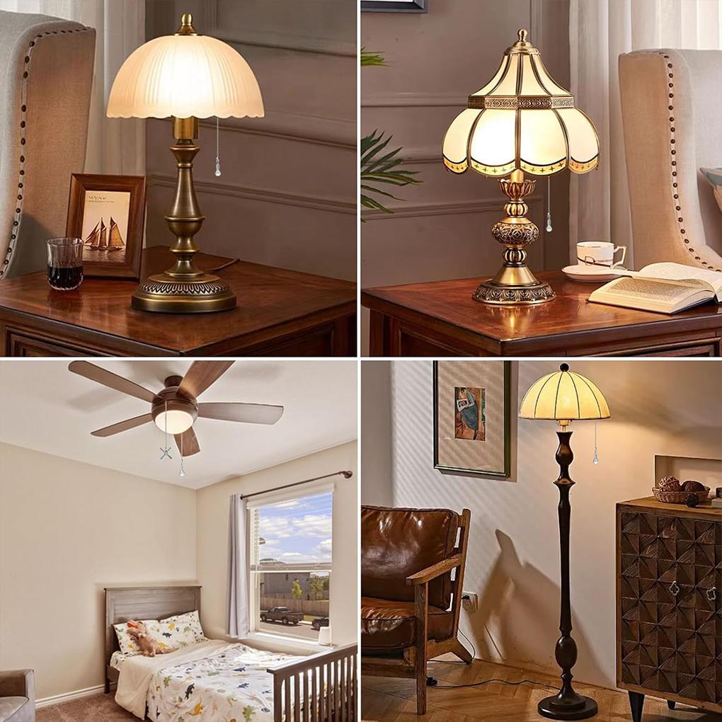 Metal Ceiling Fan Zipper For Easy Installation And Durable Ceiling Fan Chain Extenders Pull Chain