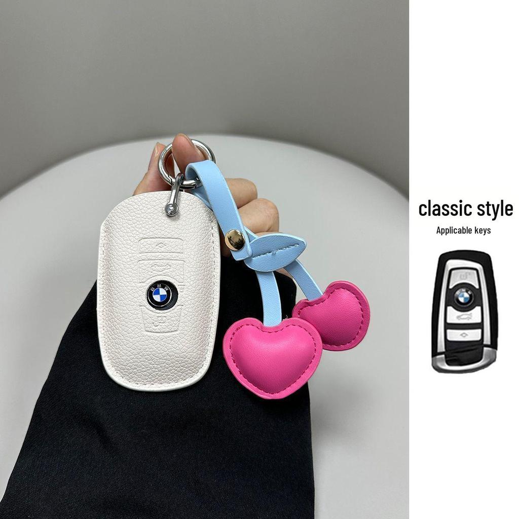 BMW Key Case for Women - Compatible with I3, 5 Series, X1, X2, X3, X5, 320li, 530