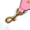 VERSACE logo  Shoulder strap Canvas/Leather pink/Black Unused