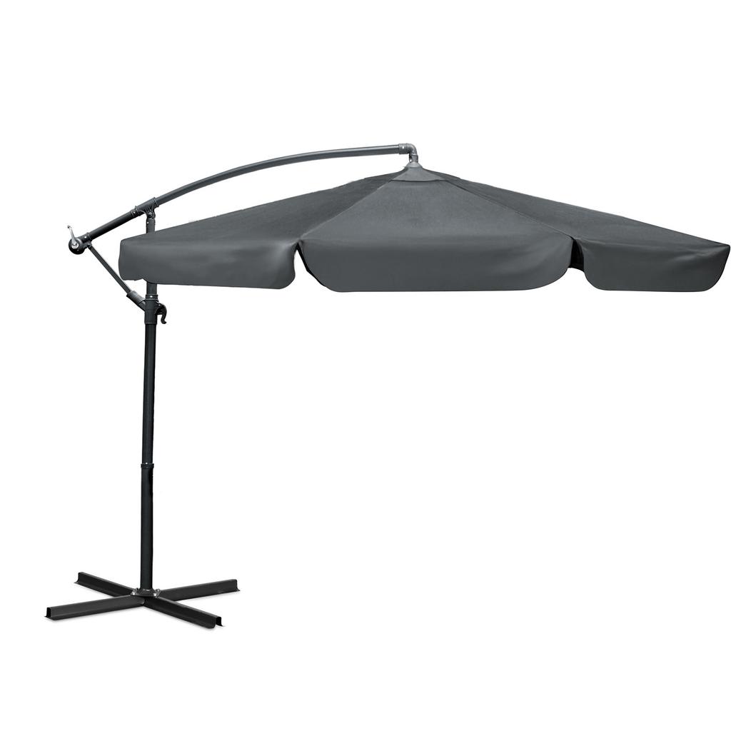 Folding Garden Umbrella, 6 Sections, 350 Cm, With Cover, Plonos Pl-880