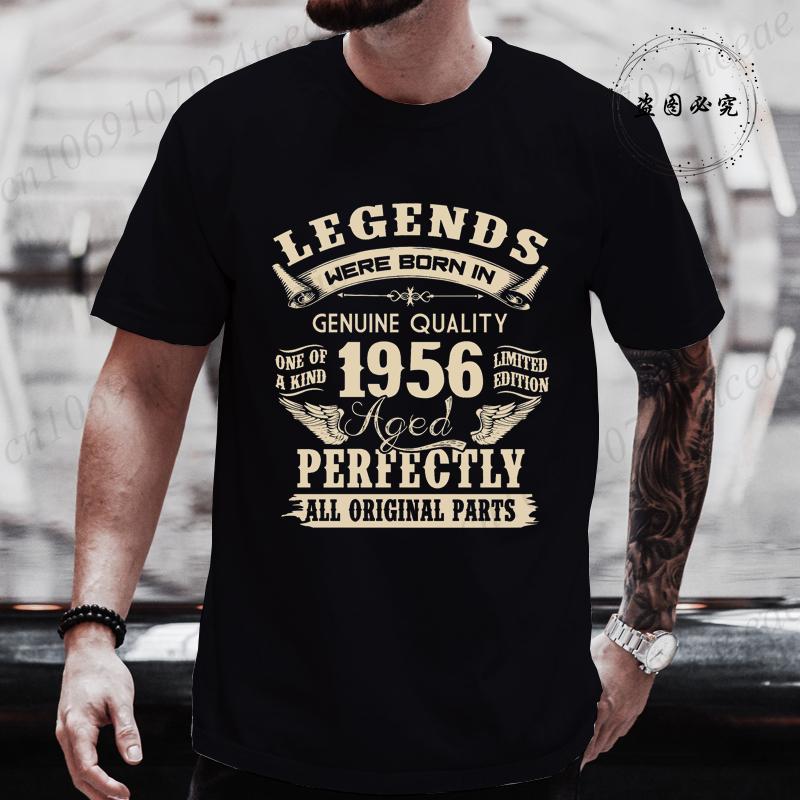 Vintage 1956 69. Geburtstag Unisex T-Shirts Geburtstag Hergestellt 1956 Shirt Von Papa Legenden Wurden 1956 Geboren Perfekt Shirt Geschenk Für Papa