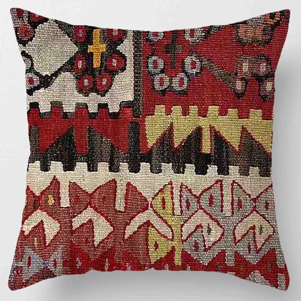 Bohemian Pillowcase Home Decor Polyester Comfortable Seat Cushion Geometric Cushion Family 45* 45cm Pillowcase