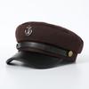 Cross-border Navy Hat British Style Beret for Men and Women Winter Versatile Decorative Fashion Hat