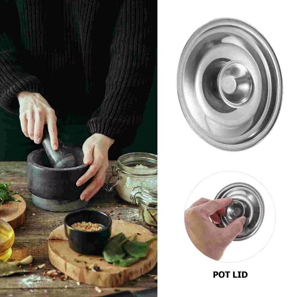 Stainless Steel Round Pot Lid Thicken Saucepan Cover New Lid Pot Cover  Kitchen Supplies
