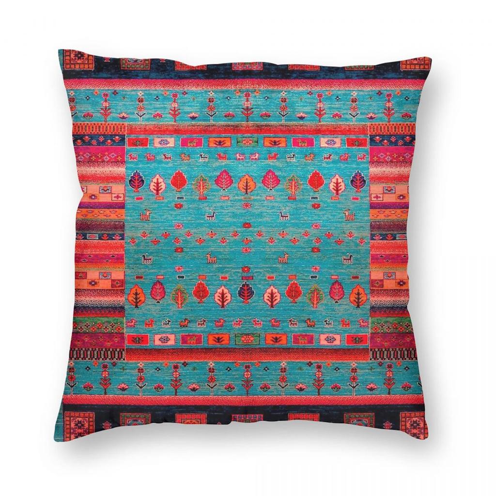 Epic Traditional Moroccan Calm Square Pillowcase Polyester Linen Velvet Pattern Zip Decorative Pillow Case Home Cushion Cover