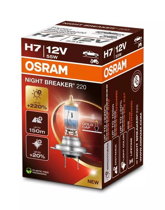 Żarówka Osram 64210Nb220 Px26D 499Nb220 H7 12V 1 Sztuka
