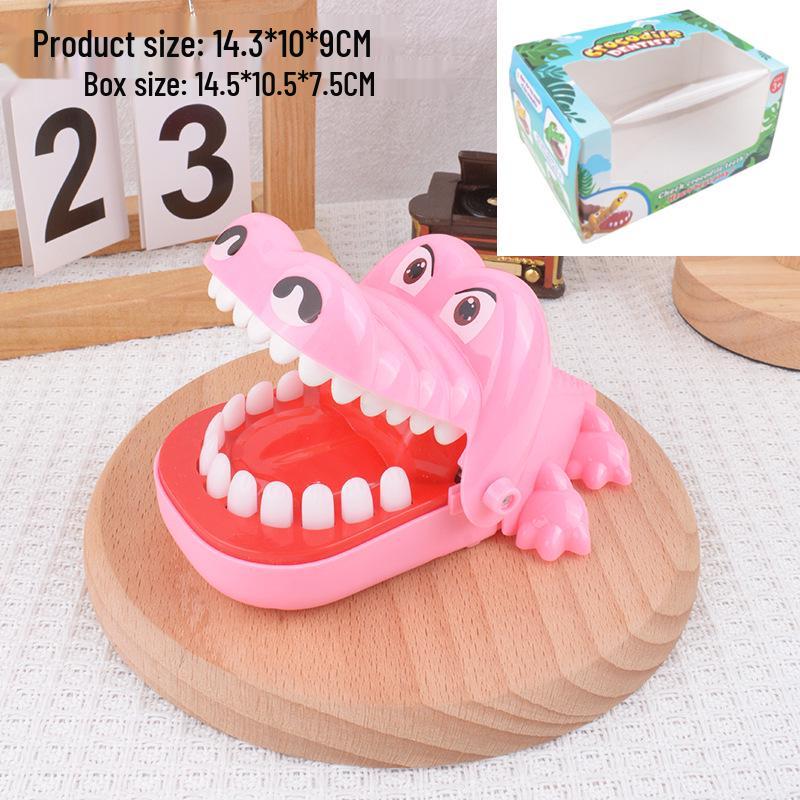 Large Crocodile Bite Finger Game: Funny Parent-Child Tooth Extraction & Evil Dog Prank Toy