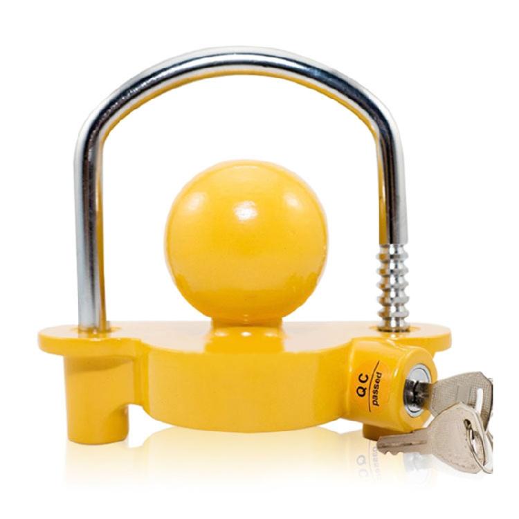 

Heavy Duty Trailer Hook Lock Universal Ball Coupler Lock for Trailer Motorhome 1