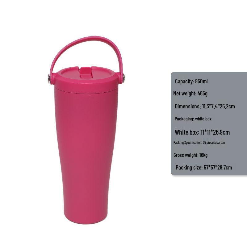 30oz Large Capacity Stainless Steel Thermos - Outdoor Sports & Portable Beer Cup 850ml