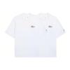 Li-Ning Embroidered Pattern Solid Color Round Neck Casual T-Shirt Men Tops White AHSS323-1