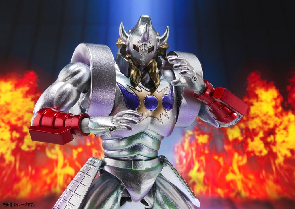 TAMASHII NATIONS Kinnikuman Demon Shogun ORIGINÁLNÍ BAREVNÁ EDICE přibližně 170 mm malovaná pohyblivá figurka SHFiguarts ABS a PVC