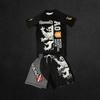 2026 Sommer Kampfboxen Anti-Verschleiß-Set für Männer und Frauen Kinder Atmungsaktiv Schnelltrocknend Kampf Fitness Kurzarm Shirt Shorts