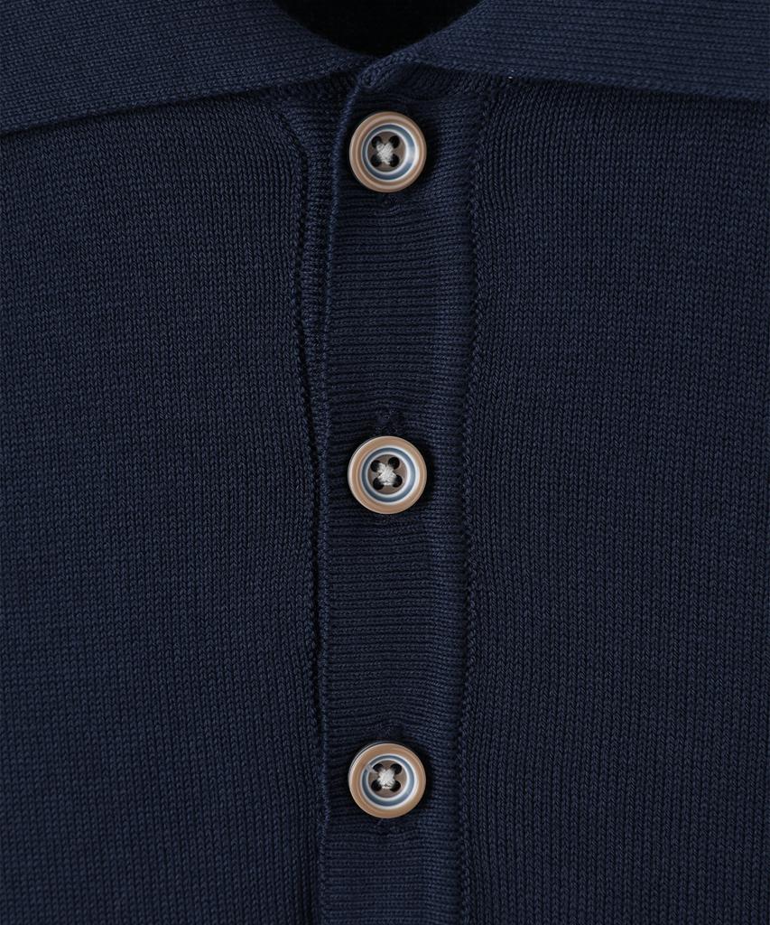 PANICALE Spread Collar Cotton Polo Shirt 3 Colors