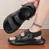 Sandals summer fashion thick sole stepping on shit feeling teen comfortable sandals casual wear wading travel beach shoes