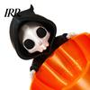 Kleiner Pflanzenständer Halloween-Süßigkeitenschale, 3D-gedruckter Sensenmann Snackhalter Schale, Gruselige Lustige Saisonale Wohnaccessoires Skelett Servierschale