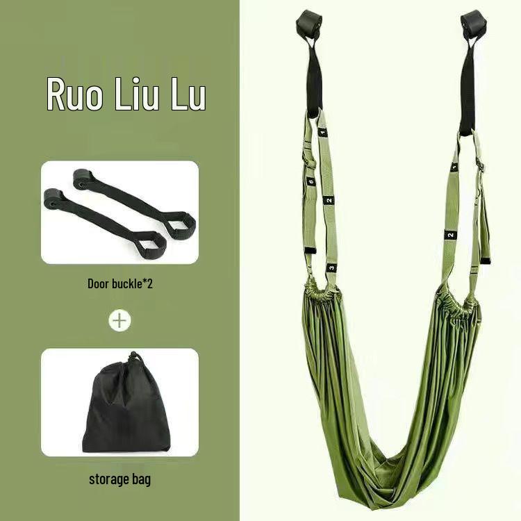 Aerial Yoga Backbend Trainer: Shoulder & Back Opening Resistance Band for Door Hanging