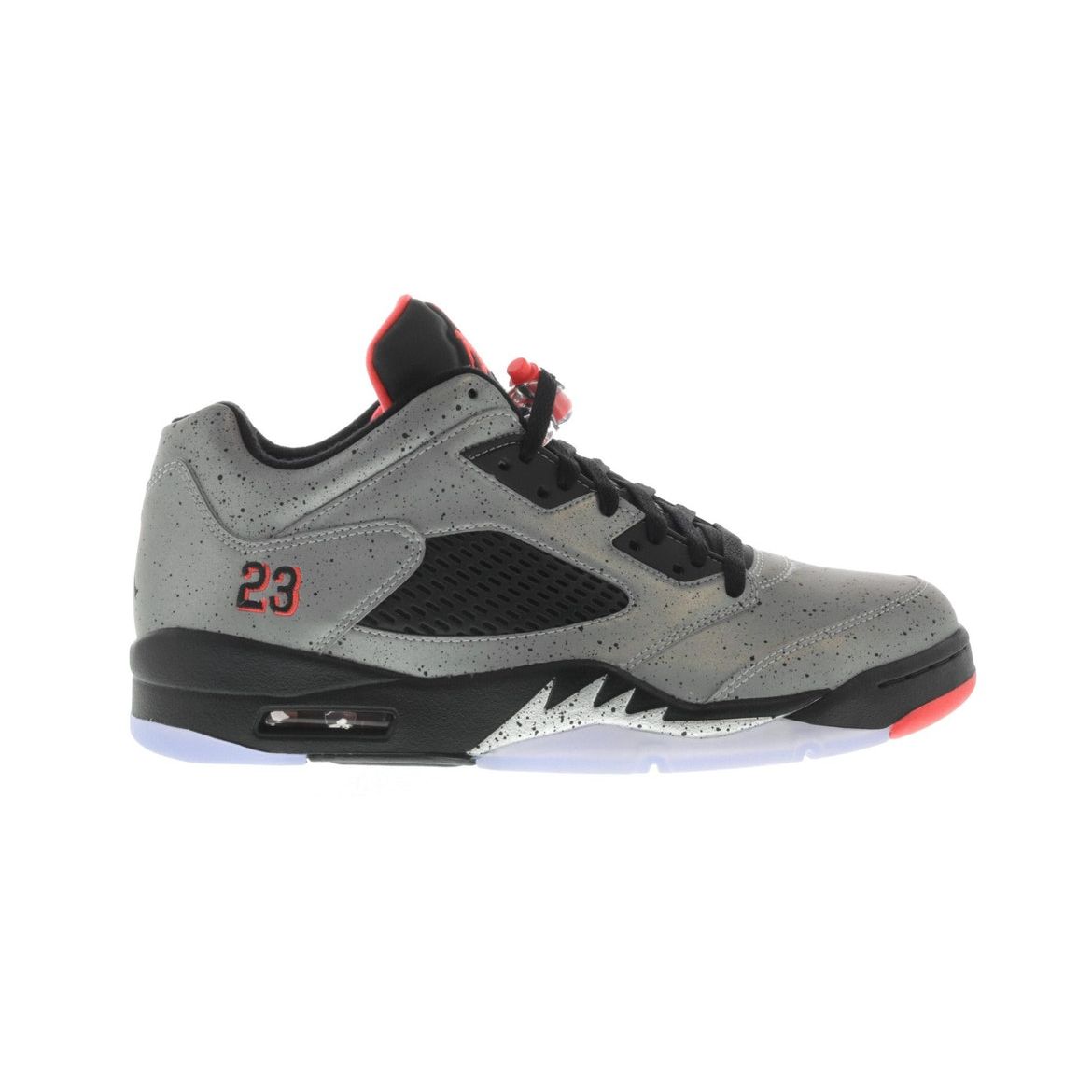 

Мужские кроссовки Air Jordan 5 Retro Low Neymar Silver Reflect-Silver Black-Infrared-23 846315-025