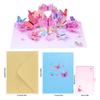 Butterfly Birthday Card Handmade Popup Designs Invitation Card for Anniversaries Celebration and Gifting