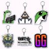 Hot Game Apex Legends Acrylic Key Chain Pendant BLOODHOUND Nessy Gun Key Ring Keychains Keyring for Bag Pendant Jewelry Gifts