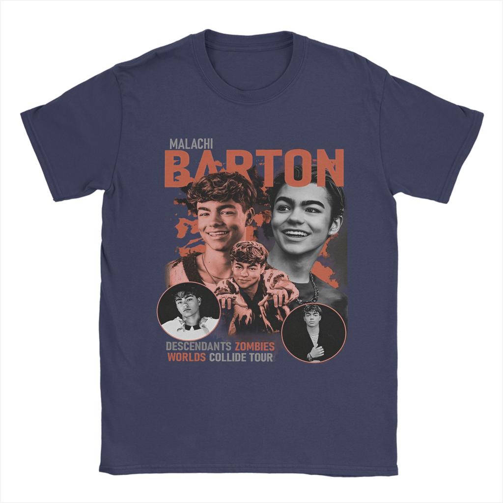 Descendants Zombies Worlds Collide Tour Malachi Burton Victor T Shirt  Cotton Clothing Fashion Short Sleeve Shirt