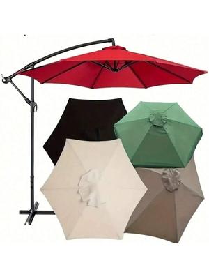 1pcs Set de înlocuire a umbrelei 6 nervuri 8 nervuri Umbrelă de grădină în curte pentru piscină în consolă Doar capac de înlocuire