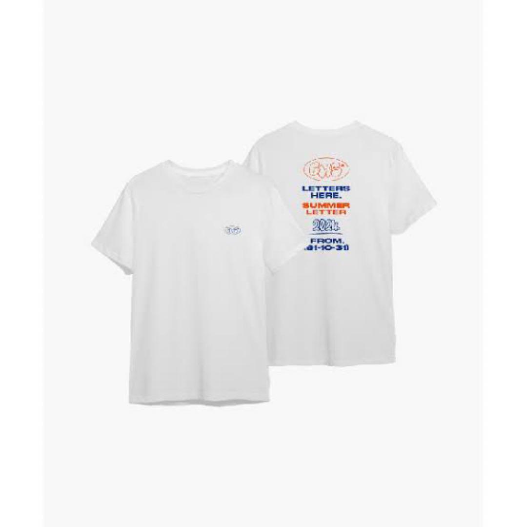 

[USED] BYEONWOOSEOK Wooseok T-shirt White SUMMER LETTER