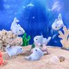 Cute Shark Figurines Handmade Cartoon Whale Micro Landscape Ornaments Mini Resin Mini Car Decoration