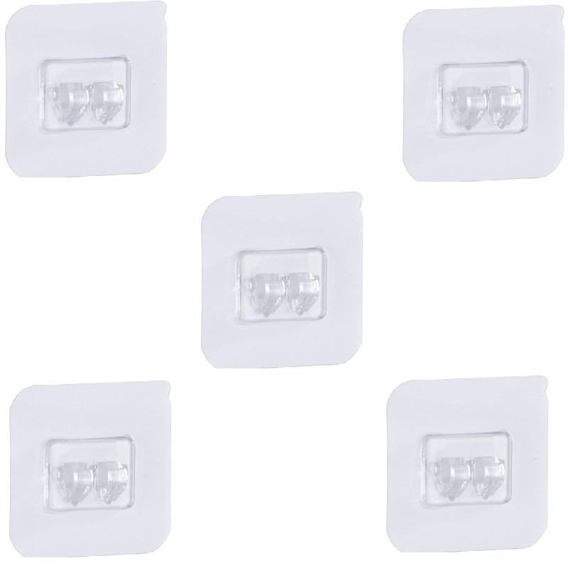 

5/10/20pcs Seamless Adhesive Hooks Wall Mount Rack Strong Non-Marking Patch Patch Accessories Grab Hook For Racks Baskets Home
