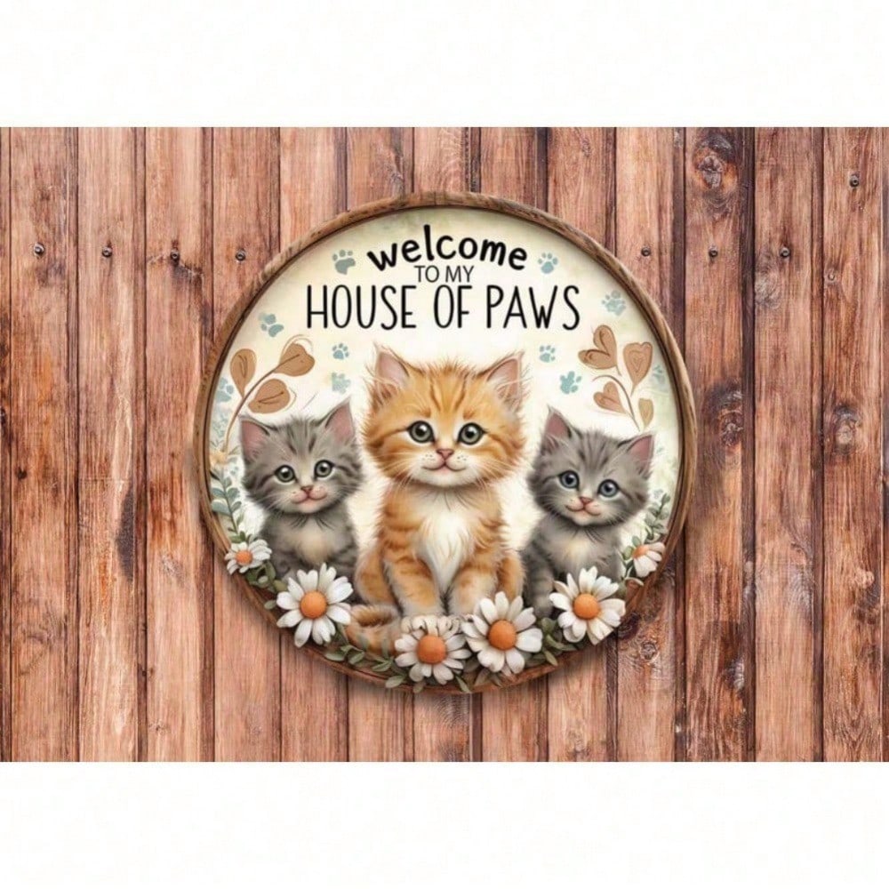 

Gothic Metal Wreath Wall Art, Halloween Decor For Home Bedroom, Vintage Tin Sign For Bathroom Kitchen 20x20 разноцветный